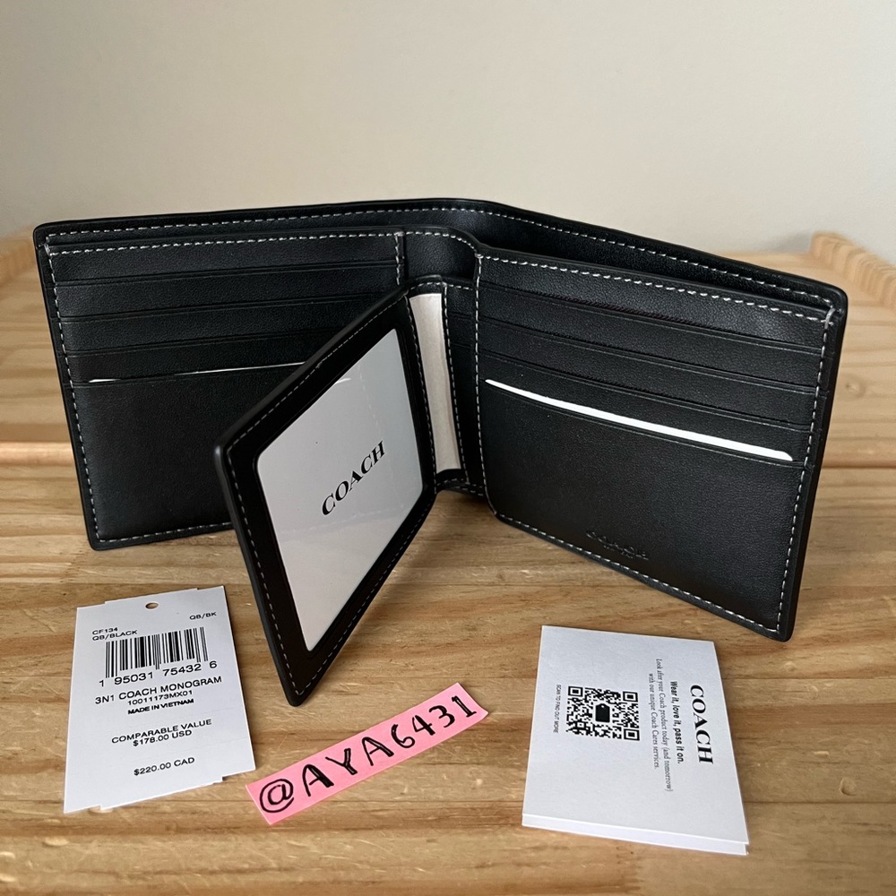 Coach Wallet Men🎈🎈 - Picture 6 of 10